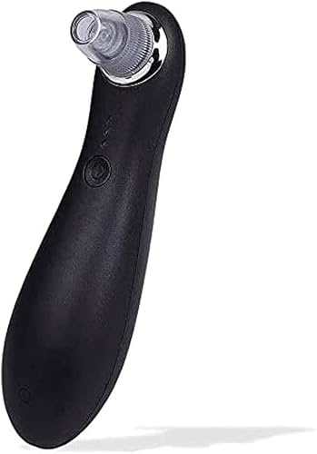 SHRGOMPIT Visible Facial Pore Cleaner Brufoli Ventosa con HD Camera Acne Comedoni Estrattore Testine Elettrico Rimozione punti neri Strumenti (Nero)