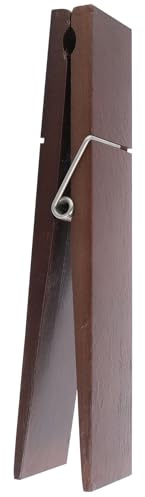 TOBBOMEY Pince à Linge Murale en Bois Naturel Grosse Taille Porte-Serviettes Décoratif pour Salle de Bain Clip Créatif pour Serviette pour Rangement et Organisation Intérieure