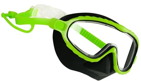 Generico Occhialini Con Coprinaso | Occhiali Anti-appannamento Anti-UV Con Tappi Auricolari,Occhiali da nuoto,Per Bambini E Bambine 4-16 Anni, Immersioni, Allenamento, Spiaggia, Sport, Estate