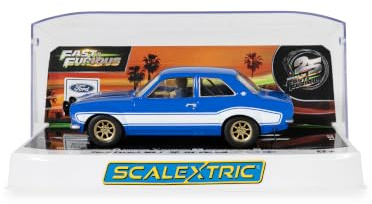 Scalextric C4677 Ford Escort MK1- Fast and, Racing Slot Cars, 1:32 Scale | Street & Rally Slot Car, Compatible with Toy Car Track, for Ages 8+