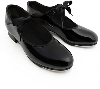 Capezio Donna Jr. Tyette Tap Shoe (N625) -Black Padrino -7,5W, Black Patent, 7.5W