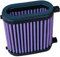 DNA Filtro Aria ad Alte Prestazioni Compatibile per Kawasaki KLE 400, 500 (91-08) con Efficienza di Filtraggio del 98-99% PN: R-K5E05-01