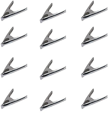 Dapetz 12 X 6 puesto de Mercado Muelle Abrazaderas Grande Metal Pesado Trabajo Clips Lona Alquitranada