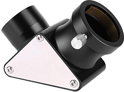 Dpofirs Diagonale d'étoile de Miroir diélectrique de 1,25 Pouce, diagonales de télescope revêtues Multicouches de 90 degrés pour siège de Mise au Point de 1,25 Pouce et oculaire de 1,25 Pouce