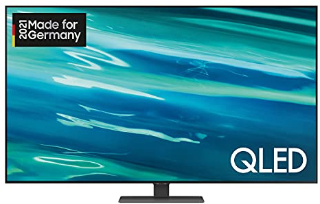 Samsung QLED 4K TV Q80A 75 Zoll (GQ75Q80AATXZG), Quantum HDR 1500, Direct Full Array, Game Pro Mode [2021],Nachtschwarz