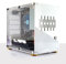 Mini ITX Caja PC - 360 Grado Tipo Abierto Arcylic Lado Transparente Profesional DIY Gaming Desktop Computer Chassis, Mini ITX Computer Case con Excelente Flujo de Aire