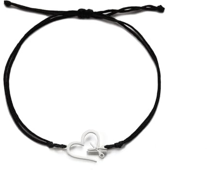 EUEAVAN Scheren- und Kamm-Charm-Armband, verstellbares Armband, Friseur, Schmuck, Liebe, Herz, Gliederarmbänder