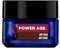 L'Oréal Men Expert Power Age Gel revitalizante de noche para hombres Anti-Edad y Anti-Arrugas, Potenciado con Ácido Hialurónico