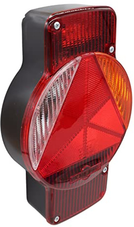 trailer parts4u Humbaur Rückleuchte Heckleuchte vertikal hochkant rechts Blinker Standlicht Bremse Rückfahrscheinwerfer 7.Pol 12V Anhänger Rückleuchte Rücklicht Hecklicht 405.00036