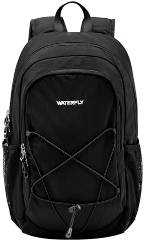 Waterfly Lightweight Small Hiking Backpack: 20L Sport Rucksack with Chest Strap Outdoor Daypack for Travel Walking Camping Cycling School Women Men Teenagers