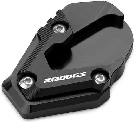 CXEPI Motocicleta Soporte Pie Caballete Lateral Enlarger Placa CNC Aluminio Pad para R 1300GS 2024-2025 R1300GS Adventure ADV