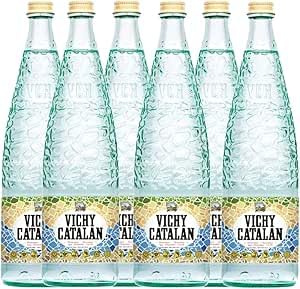 Vichy Catalan Sparkling Mineral Water - 1.2 Litre - 6 Glass Bottles