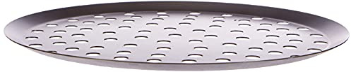 De Buyer - 5353.28 - Gelochtes pizzablech aus starkem blaustahl - loch 10 mm - 28cm, Blau