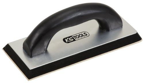 KS Tools 144.0507 Platoir 100 X 300 mm - semelle caoutchouc noire - manche plastique