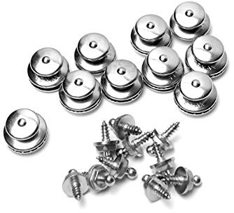 10 x Tenax Unterteil mit Schraube 4,1 mm für Holz, GFK und Blech und 10 x | Messing | Für Verdeck & hohe Axial- und Scherkräfte verwendbar | Durchmesser: 11,6 mm | Länge: 9 mm | 10 x TENAX Set