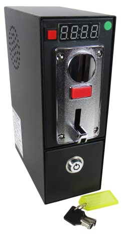 Gettoniera per Lavatrice Domestica | Gettoniera per Ogni Tipo di Lavatrice di Max 1900W | Gettoniera a Monete per B&B e Case Vacanze e lavanderie condominiali