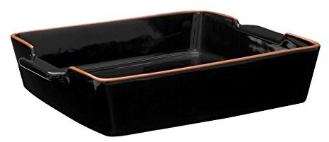 Premier Calisto Pirofila, Terracotta Smaltata, Nero, 1.95 Litri