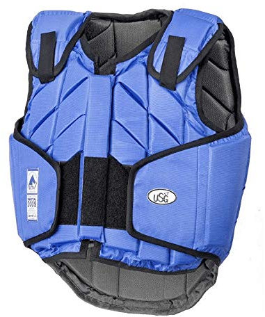 USG Eco-Flexi Panel-Sicherheitsweste, EN 13158-2018, Schutzweste, Royalblau, Kinder XL