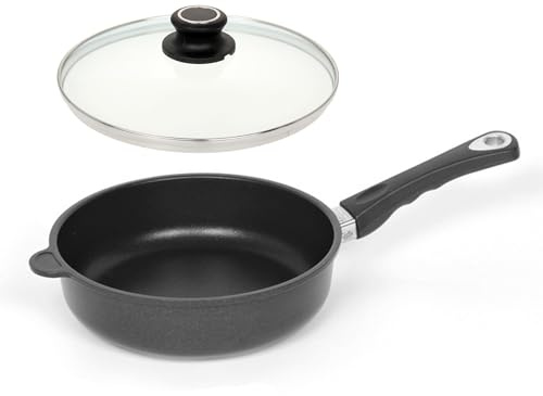 Lotus Gusspfanne - Induktion Hochrandpfanne Ø 26cm mit abnembarem Griff