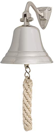 mare-me Schiffsglocke, Chrom Look, 15cm