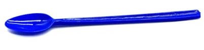 6 Stück Löffel 21 cm Lang Limolöffel Langstiellöffel Longdrink Cocktaillöffel Eislöffel Joghurtlöffel Dessertlöffel Bowlelöffel Partybesteck Mehrwegbesteck aus Kunststoff, Farbe Blau