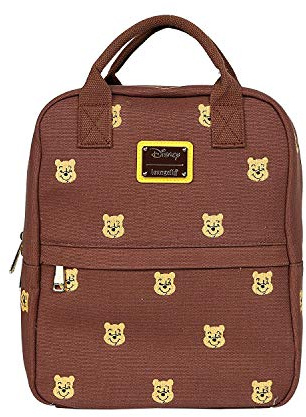 Loungefly x Disney Winnie The Pooh Canvas Embroidered Backpack
