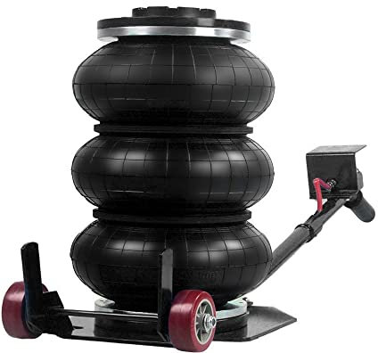 Anbull Pneumatischer Wagenheber 3-Tonnen aufgewertet Airbag verdicken Luftheber-Hubhöhe 150 mm-400 mm Wagenheberheber Pneumatischer Luftheber 6600LBS Kapazität