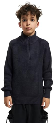 Brandit Unisex barn marin troyer-tröja, marinblå, normal