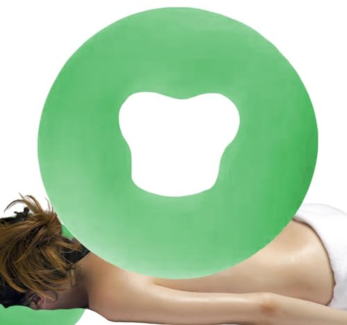 Massage-Gesichts-Entspannungskissen, Kopfstütze, Gesichtskissen-Auflage - Massage-Relaxkissen,Traceless Silikon Basic Gesichts-Gel-Pad-Massagekissen für Zuhause oder Schönheitssalons