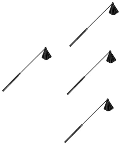 Amosfun Lot De 4 Éteignoirs À Bougies pour Bougies Fines De 1 Cm De Diamètre Accessoires pour Bougies Parfumées Bougies Chauffe-Plat