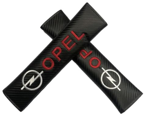 SJPJDGFC 2 pièces Protege Ceinture Voiture, pour Opel Corsa F/Astra L/Grandland X 2020-2023 2024 Confort Respirant Rembourrage Amovible Ceintures SéCurité Coussinets Voiture Accessoires