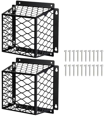 Lot de 2 grilles d'aération pour sèche-linge - Protection en acier au carbone - Pour cage à oiseaux