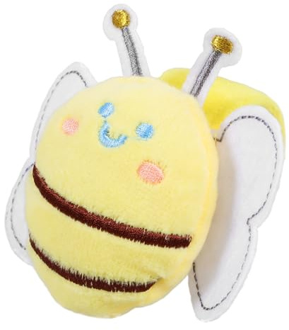 Ipetboom Pulsera de Palmaditas de Abeja de Peluche Amarilla para Niños y Fiestas, Tamaño Único, Suave y Resistente, Adecuado para Regalos de Cumpleaños y Recuerdos de Fiesta,
