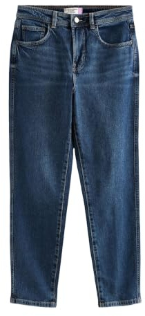 NEXT Dam Bekväma, stretchiga mom-jeans Mörkblå 42