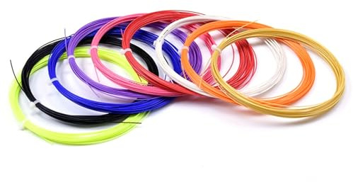 Corda da Badminton Accessorio Riparazione Racchetta Ammortizzante Elastico