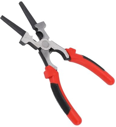 NOENNULL Alicates de Soldadura MIG de 8 Pulgadas, Herramienta Multifuncional de Alicates de Soldadura de Acero de Carbono con Antislipio Ergonómico para Soldadura Profesional, Reparación
