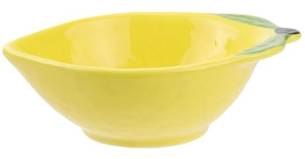 Fruchtförmige Keramik Kleine Schüssel Gelb für Vorspeisen und Saucen | Fruit Bowl, Liebevolles Design, für Hochzeiten und Familienfeiern, Vielseitig Einsetzbar