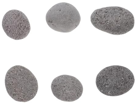 FUTUREORYY Piedras Volcánicas Naturales para Barbacoa y Lava Porosa Roca Reutilizable para Fogón y Decoración Interior y Exterior para Parrillas de Gas y Hogar