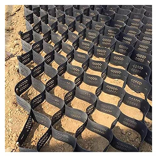 Kies-Bodengitter Auffahrtgitter 5,1 cm Höhe Waben für Gartenhaus Boden Schlammkontrolle Mesh PE Gehweggitter für Einfahrten und Wege