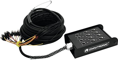 OMNITRONIC Multicore Stagebox 8/4 30m | Komplett konfektionierter Verteiler