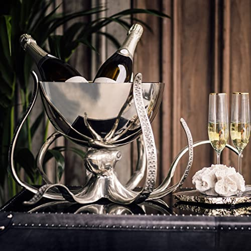 Culinary Concepts Large Octopus Bowl & Tentacle Stand Drinks Cooler Bowl
