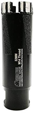SHDIATOOL Diamond Drill Core Bit Laser Welded M14 Thread for Dry Drilling Hard Granite Marble Diameter 32mm