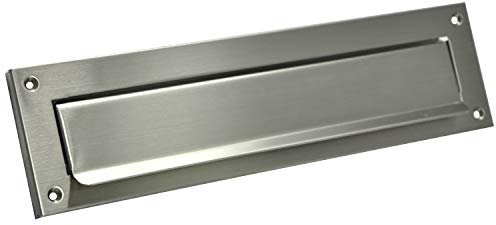 Solapa para cartas, 100% acero inoxidable, 310 x 80 mm, C4 (acero inoxidable 310 x 80)