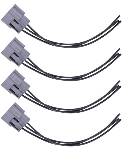 NewYall Pack of 4 Ignition Coil Connector Repair Harness Plug Wiring Pigtail for 350Z 370Z Altima Armada Cube Frontier Maxima Murano Pathfinder Quest Rogue Sentra Titan Versa Xterra 1990-2017