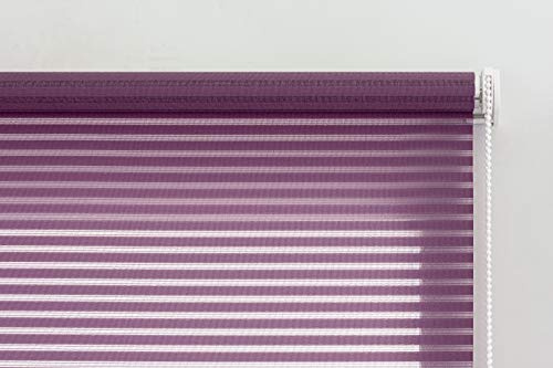 Estoralis Madrid lichtdurchlässiges Rollo, Stoff, violett, 150An x 190Al cm