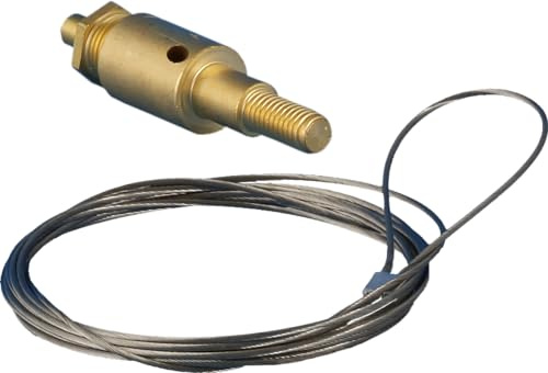 Eur'Ohm - Système d'arrimage à visser + filin 2 m pour boîte de centre
