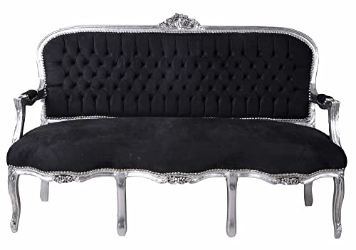 Soffa XL sittbänk barock soffa sammetsoffa stoppad soffa palats soffa rokoko sittmöbler cat361e02 Palazzo exklusiv