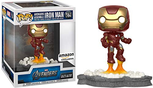 Funko POP! Deluxe: Marvel Avengers - Iron Man - (Assemble) - Collectable Vinyl Figure - Gift Idea - Official Merchandise - Toys for Kids & Adults - Movies Fans - Model Figure for Collectors