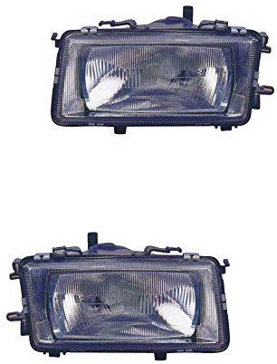Halogen Scheinwerfer Set links & rechts Hauptscheinwerfer Frontscheinwerfer H4 mit Lampenträger für Model 80 89 89Q 8A B3