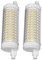 QLEE Led R7s 118mm 20w Regulable Luz Doble Extremo J118 2500lm Equivalente Luz HalóGena De 200w Blanco CáLido Luz De InundacióN Luz De Trabajo IluminacióN De Paisaje De Garaje 2PCS